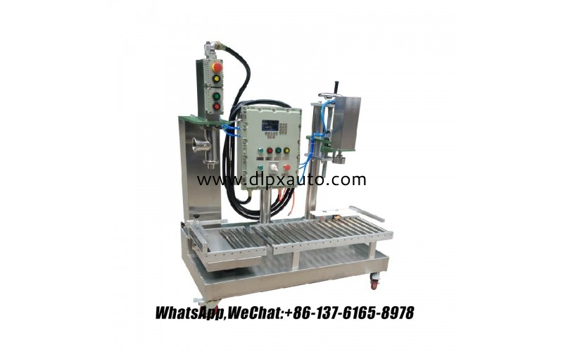 用于 10-30L 油漆桶/桶的全自動伺服活塞灌裝機