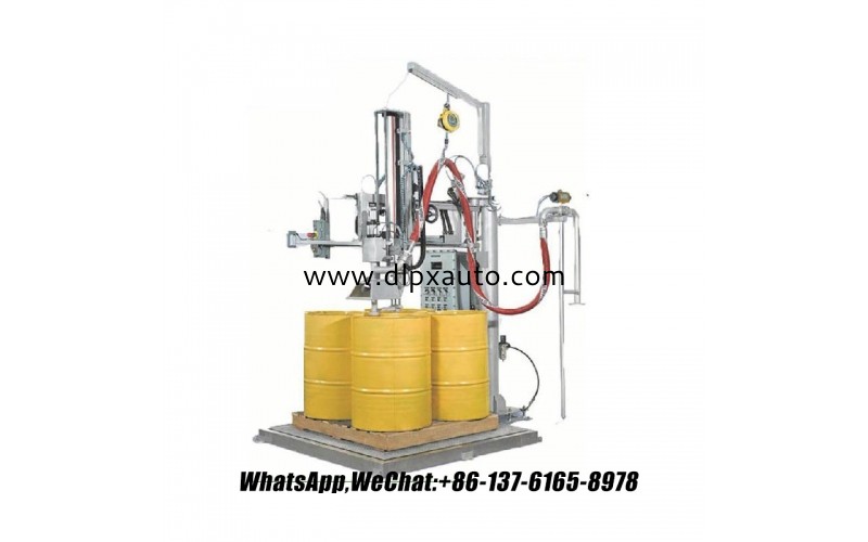 用于化學品和發動機油的工業 200L 桶式灌裝機